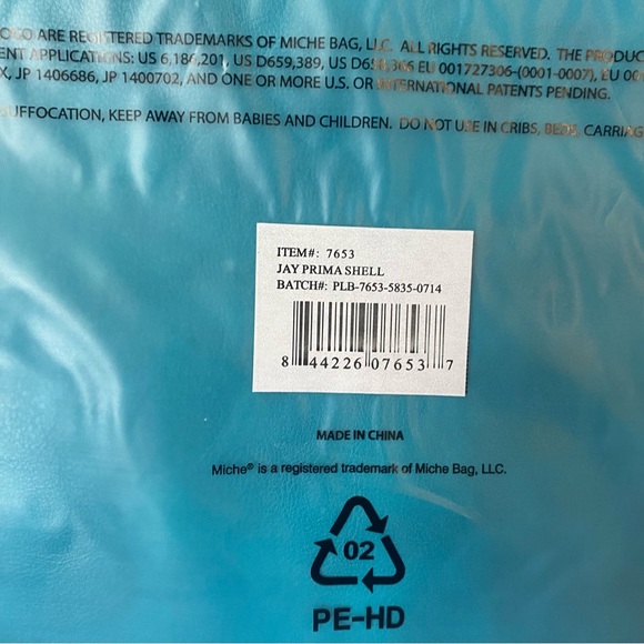 Miche Jay Pima Turquoise Shell. - Picture 4 of 5